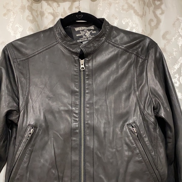 True Religion cropped leather jacket - Picture 2 of 7